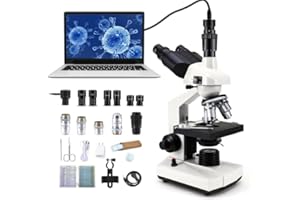 40X-5000X Compound trinocular Microscopes trinocular for Adults