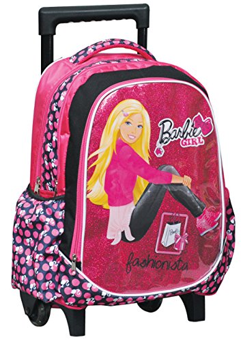 ZAINO SCUOLA CON TROLLEY BARBIE 349-51074