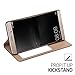 Huawei Mate 8 Case, Pasonomi® [Smart Window View] Genuine Leather Stand Cover Case - Ultra Thin Slim Flip Wallet Case for Huawei Mate 8 2015 Release (Brown)