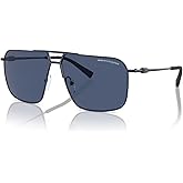 Armani Exchange AX2050S Aviator Sunglasses for Men +BUNDLE with ACCESSORY EYEWEAR KIT