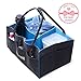 TANGDIAABBCC Bebemode - Baby Diaper Caddy | Large Portable Foldable Storage Bin | Diaper Stacker Tote Bag | Nursery Organizer Bag for Changes, Wipes, Bottles, Toys | Neutral Baby Shower Registry Gift