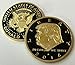 Limited Edition Donald Trump 24kt Gold Plated w/Black inlay 2016 Presidential EAGLE novelty coin 30mm