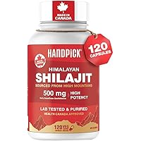 EXTRA STRENGTH Shilajit Capsule 500mg | More Potent 20:1 Extract | 20000 mg D.H.E | Pure Himalayan Shilajit for Men & Women |