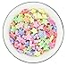 Ancefine Assorted Plastic Sea Shell Fish Spacer Beads for Kids Jewelry Making Party Decoration,8~15 mm,500 Pieces