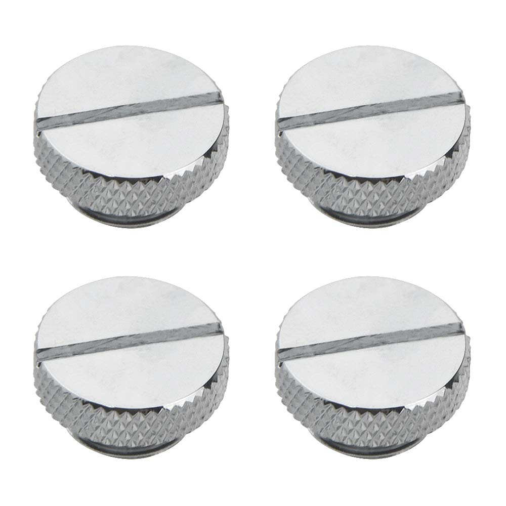 BXQINLENX Silver Chrome G1/4" Plug Water Stop Plug Water Locks for Computer Water Cooling System (4 PCS)
