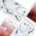 SANKTON iPhone 6 / 6s case Marble, Slim-Fit Anti-Scratch Shock Proof Anti-Fingerprint IMD Soft TPU Cover with Matte Pattern for iPhone 6 & iPhone 6s 4.7-inch (White Marble)