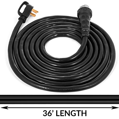Mophorn RV Shore Power Extension Cord 36FT 50 AMP Weatherproof Heavy