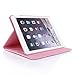 iPad Mini 1/2/3 Cover,Inspirationc iPad Mini 1/2/3 Crown Pattern Heavy Duty Rugged Leather Flip Smart Cover for Apple iPad Mini 1/2/3 Bling Diamond Protective Stand Case--Pink