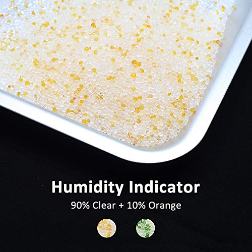 wisedry [ 5 LBS ] Silica Gel Beads Reusable Color Indicating