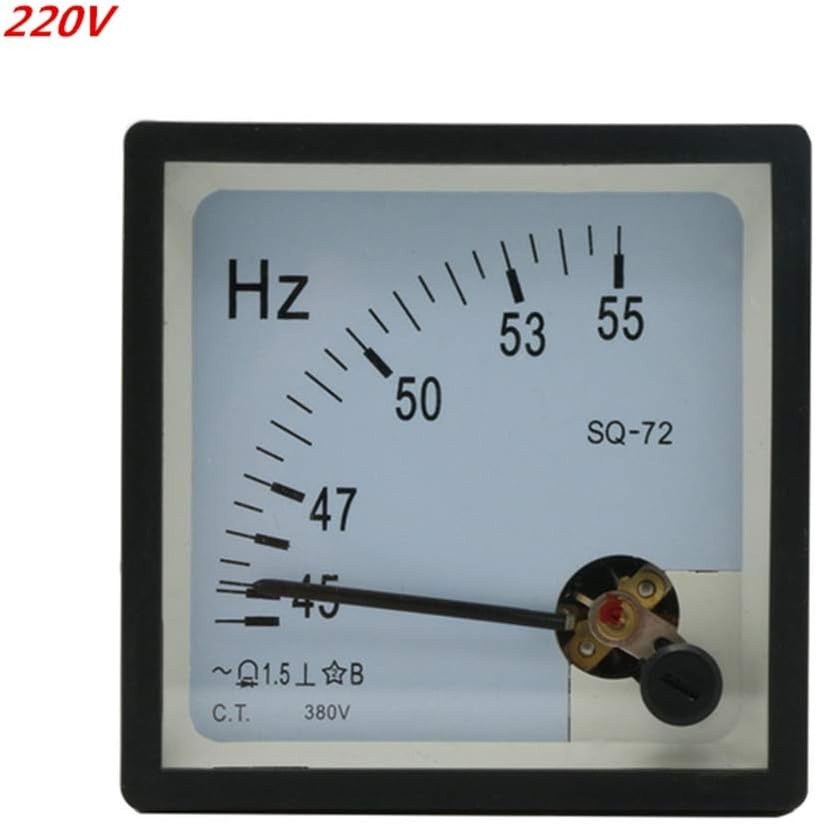 BIlinli 1pc AC 100V 220V 380V Analog Panel Frequency Meter Tester Gauge Hertz Indicator