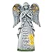 Collections Etc Solar Powered Angel Memorial Statue for Home Garden, Stone Look, When You Loose Someone You Love, You Gain an Angel You Know