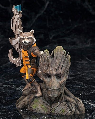 Collectible toy figurine Groot and Rocket Raccoon Guardians of the Galaxy - Action Figure size 5.51 inch