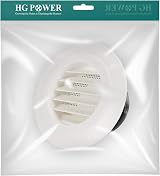 HG Power 4 Inch Round Air Vent Cover with Flyscreen 100mm Duct view 9
