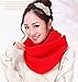 Eforstore Unisex Winter Warm Knitted Thicken Hollow Out Neckerchief Knit Infinity Scarf Christmas New Year Birthday Gift For Your Family and Friends Women Men