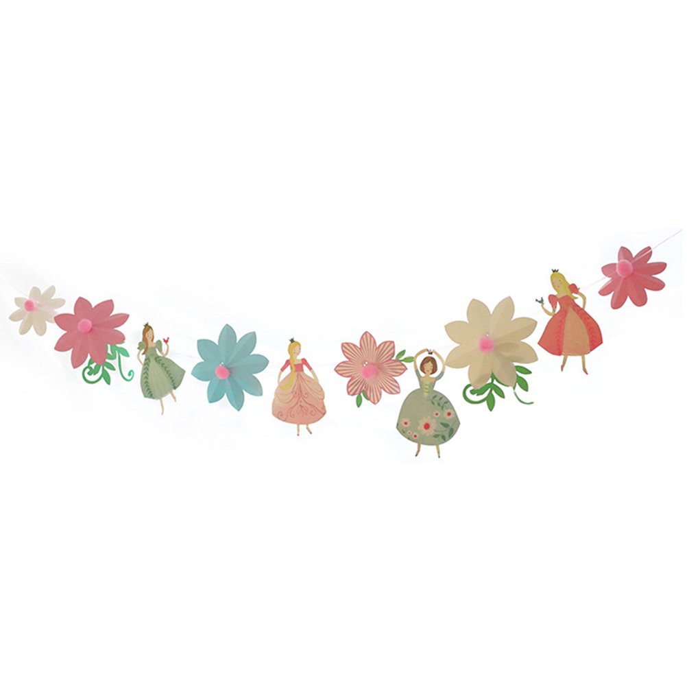 Luoem Baby Gilrs Kid S Bedroom Banner Cartoon Princesses And