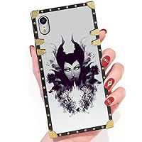 DISNEY COLLECTION iPhone X Wizard Queen Square Phone Case Cover Soft TPU 360 Degree Luxury Shockproof Protective Case Compatible for iPhone X 5.8 Inch