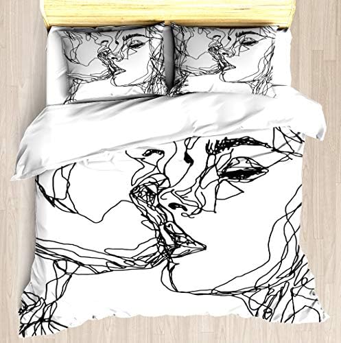 KANGSEA Cassettes, VHS & Games Duvet Cover Set Unique Printed Exclusive Designed Pattern Comforter Bedding Cover Pillow Shams 3 Piece Bed Duvet Cover Queen/Full