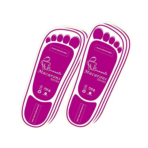 60 Pairs(120feets) (Macarons series) Purple Premium Spray Tan Feet Pads Protectors PRO Sunless Airbrush Spray Tanning Tent Foot Protection