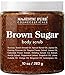 Brown Sugar Body Scrub for Cellulite and Exfoliation - Natural Body Scrub - Reduces The Appearances of Cellulite, Stretch Marks, Acne, and Varicose Veins, 10 Ounces
