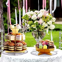 7 Pieces Cake Stand Set 3-Tier Cardboard Cupcake