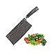 EKUER 7-Inch Chinese Chef Chopper Cleaver Butcher Vegetable Knife for Home Kitchen or Restaurant,German High Carbon Stainless Steel
