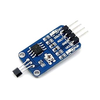 Arichtop 49E Hall Sensor LM393 Linear Hall Effect Sensitivity ...