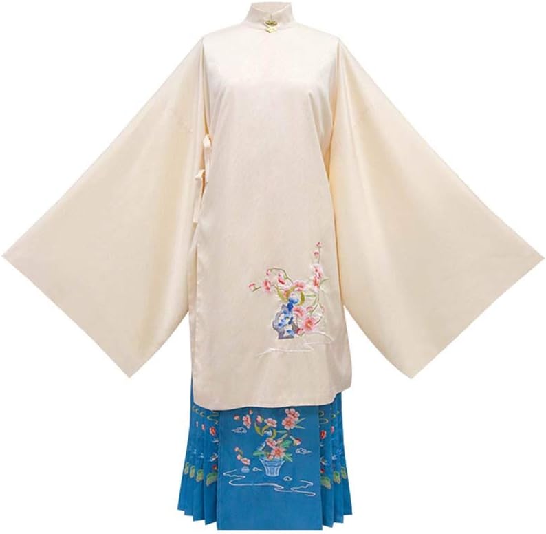 Oipoodde Hanfu Women's Hanfu Halloween Cosplay Embroidered Chinese Costume Traditional Costume Hanfu Fairy Dress For Women Cosplay Costume (Color : White, Size : S)