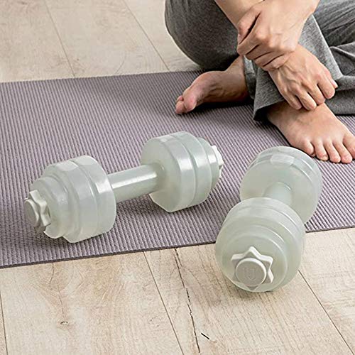 CPUTAN-Water-Filled-Dumbbells2-Pack-Water-Bottle-Dumbbells-Fitness-Exercise-Equipment-for-Women-Lady-1KG-Each-with-WaterRandom-Color