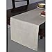 Solino Home Linen Natural Table Runner 60 Inches - 100% Pure Linen Short Table Runner 14 x 60 Inch Ideal for Dresser and Coffee Tables - Fall, Autumn, Thanksgiving, Christmas, Holiday - Fete