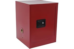 Gdrasuya10 Safety Storage Cabinet 4 Gallon Adjustable Flammable Liquid Safety Storage Cabinets Galvanized Steel Fireproof Haz