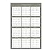 Blue Sky 2020 Laminated Erasable Wall Calendar, January 2020 - December 2020, Double Sided, 36