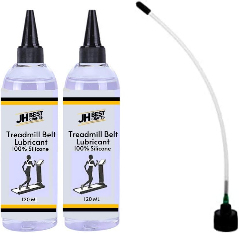 2 Pack Silicone Treadmill Lubricant with Precision Twist