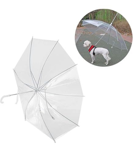 Dog Umbrella, Portable Pet Umbrella Assemble Type Dog Cat Umbrella With