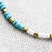 Zoestar Turquoise Anklet Ankle Bracelet Beaded Foot Chain Accessories Foot Jewelry for Women (Color 4)