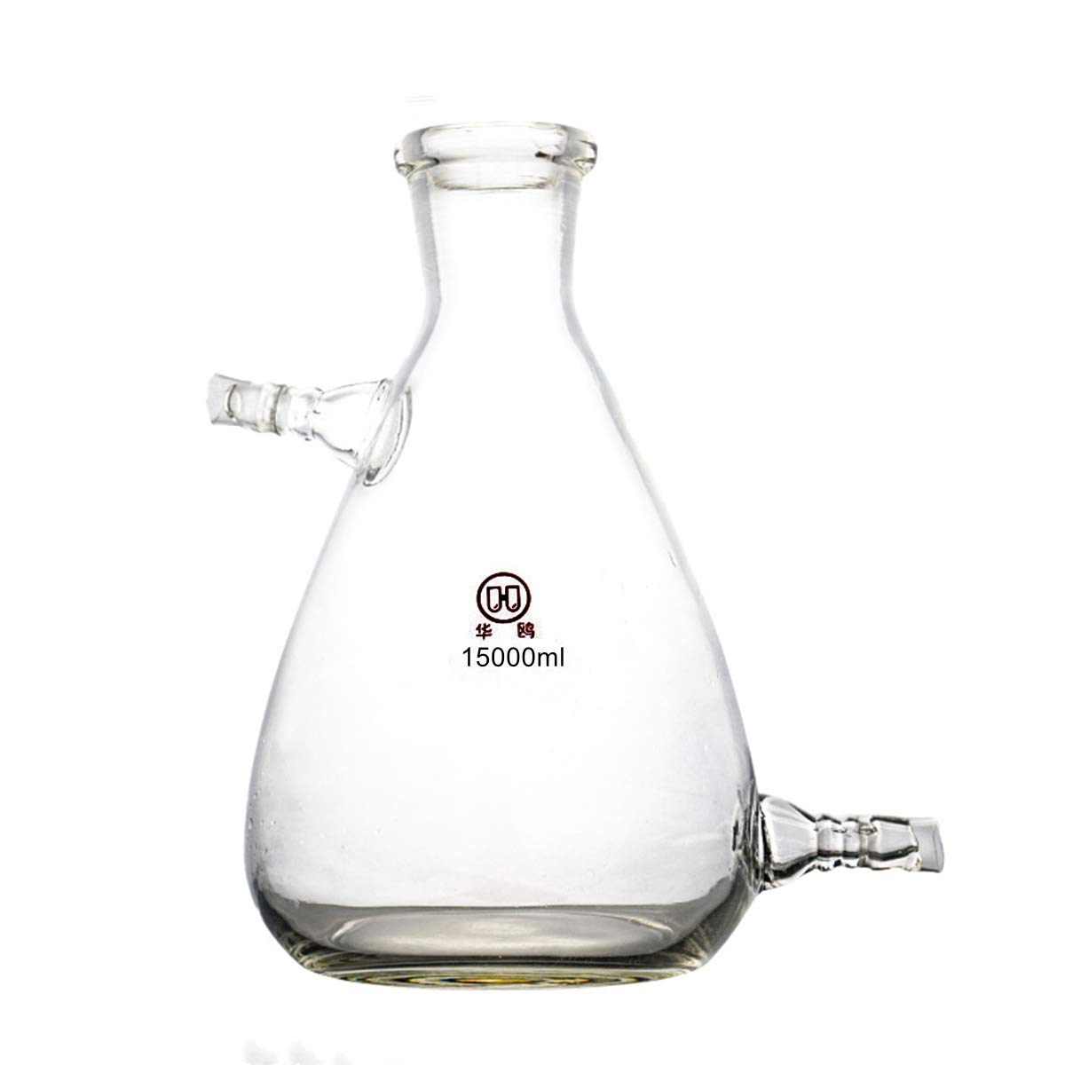 Deschem Glass Filtering Erlenmeyer Flask with Two Suction Vacuum