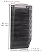Klickpick Office 8 Sections Hanging Files Wall Mounted Metal Mesh Document File Organizer Magazine Holder Rack Organizer Racks Multipurpose Use to Display Files, Magazine, Newspapers- Black