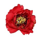 RoyaLily 4.7'' Poney Flower Wedding Hair Accessories Festival Hair Clips and Pin Party Brooch