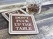 Don't F Up The Table Wood Absorbent Drink Coasters - Great Housewarming Item - Passive Aggressive - Funny Coaster - Made in USA Set of 4 (Brown)