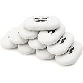 Mr. Pen- White Oval Pencil Erasers, 10 Pack, 1" x 2", Soft Rubber White Pencil Erasers for School, Office, Art Sketching, Homework, Exams, Clean Smudge-Free Correction