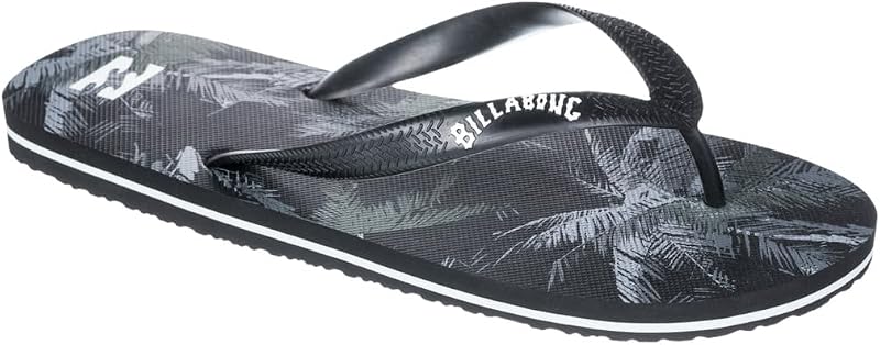 Homme Tides Classic Printed Sandale, Black, 44 EU Étroit