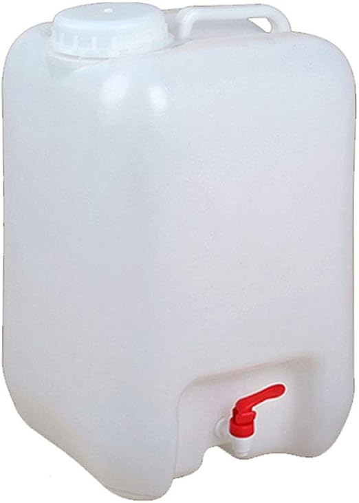 FXH Contenitore per Acqua in Plastica da 25 Litri con Portabottiglie Portatile con FXH Contenitore per Acqua in Plastica da 25 Litri con Portabottiglie Portatile con