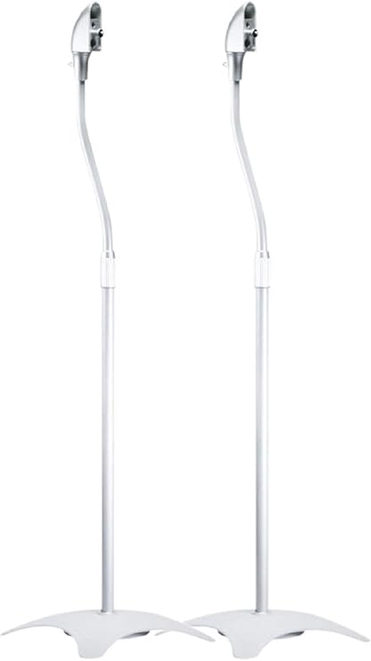 monoprice glass floor speaker stands 12281