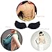 STbra Women's Strapless Bra Self Adhesive Silicone Invisible Push-up Bras Reusable Sticky Backless Bra for Women Pack of 2 (C, Beige & Black)