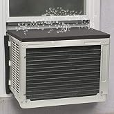 Goodhoily Air Conditioner Drip Cushion Black 24" x 19 5/10" 4/5" &amp; AC Rain Cover with Holds Strong Magnetic Backing for Window Units Stops Moving,Stops The Noise from Raining