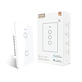 MOES Touch Wall Single Live Wire Smart Switch，No