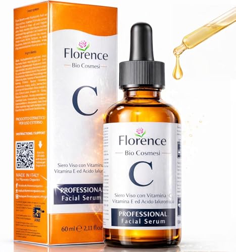 60ml Bio Hyaluron Serum mit Vitamin C, E. Hochkonzentriert Anti-Falten, Anti-Aging & Dunkle-Flecken. Hyaluronsäure-Gesichtsserum, Ideal als Augenkonturcreme, Dermaroller. Essence Vegane Naturkosmetik