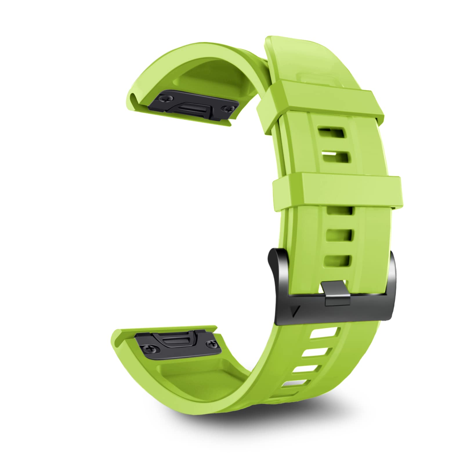 ZPJPPLX 22mm Quick-Fit Silicone Band Compatible with Garmin Fenix 8 AMOLED 47mm/7 Pro/7/6 Pro/6/5 Plus/5, Sport Replacement Straps For Fenix E/Forerunner 965/955/945/Approach S70 47mm/quatix 7 Pro