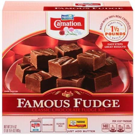 Carnation Famous Fudge Kit, 31.1 Ounce Kit (3 Pack)