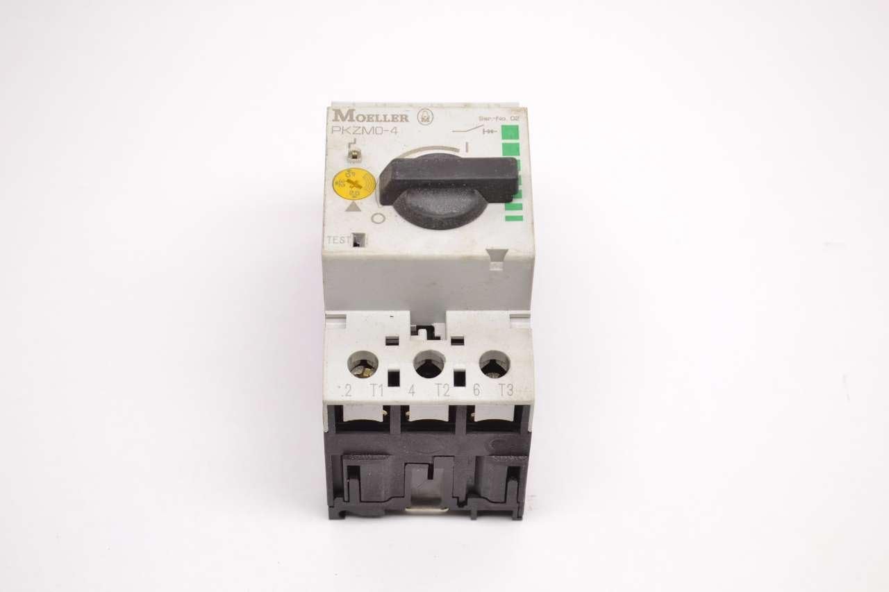 MOELLER PKZM0-4 575V-AC 3HP 2.5-4A AMP MANUAL MOTOR STARTER B495744