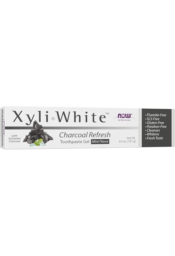 Amazon.com : NOW Solutions, Xyliwhite™ Toothpaste Gel, Charcoal